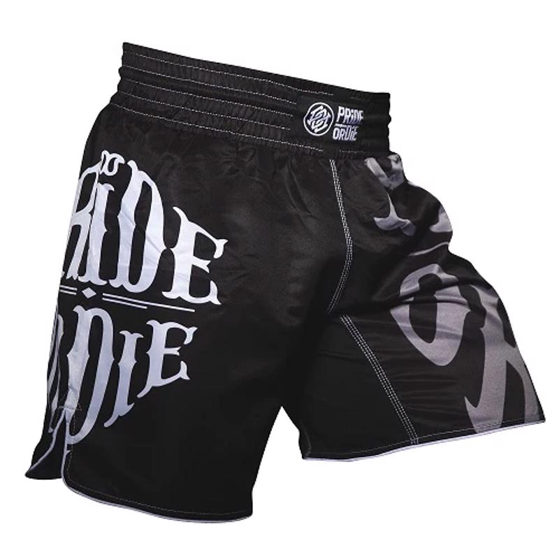 Pride Or Die reckless MMA Shorts - Black